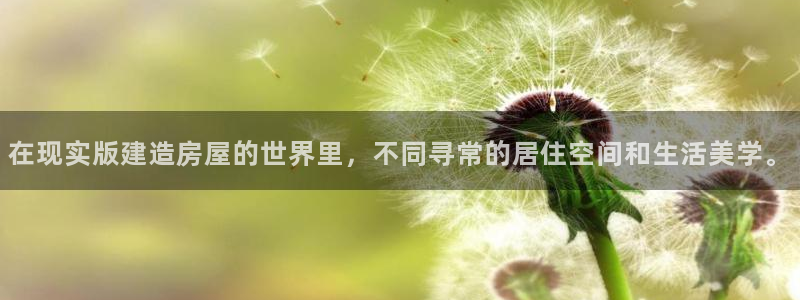 威九国际客服电话号码查询：在现实版建造房屋的世界里，不同寻常的居住空间和生活美学。