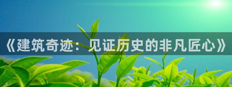 威九国际的网站入口在哪里：《建筑奇迹：见证历史的非凡匠心》