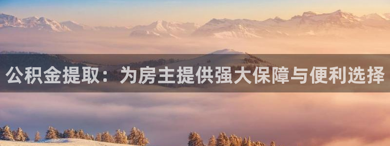78mapp威九国际媒体央视：公积金提取：为房主提供强大保障与便利选择