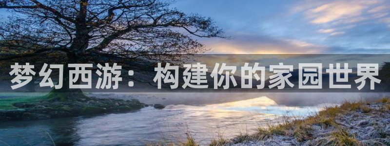 威九国际空降服务女演员叫什么名字：梦幻西游：构建你的家园世界