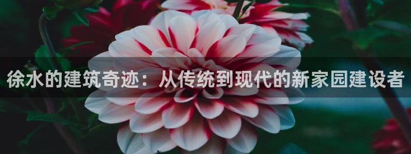 威九国际网站安全吗可靠吗：徐水的建筑奇迹：从传统到现代的新家园建设者