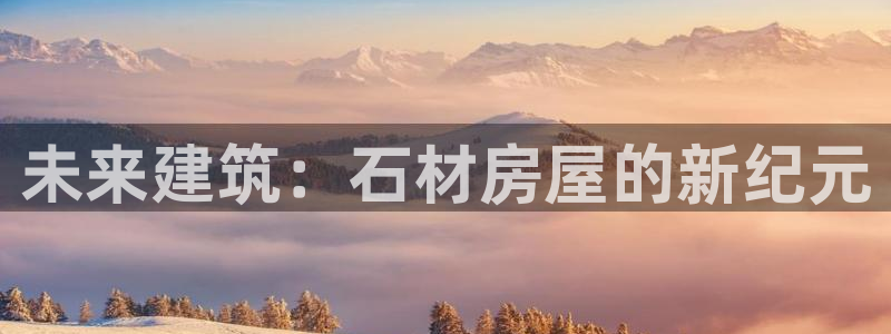 威九国际网站进入产品分类：未来建筑：石材房屋的新纪元