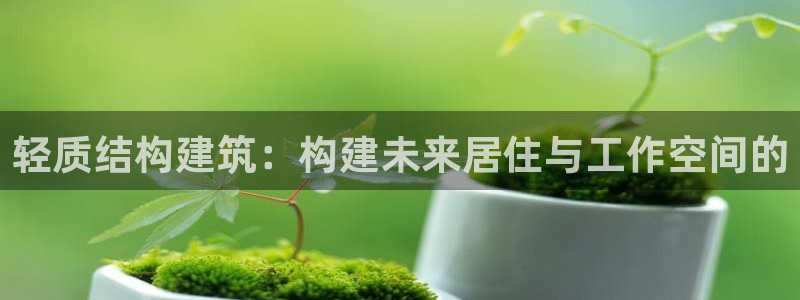 威九国际网站：轻质结构建筑：构建未来居住与工作空间的