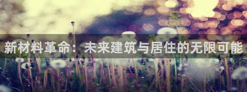 威九国际空降服务怎么样：新材料革命：未来建筑与居住的无限可能