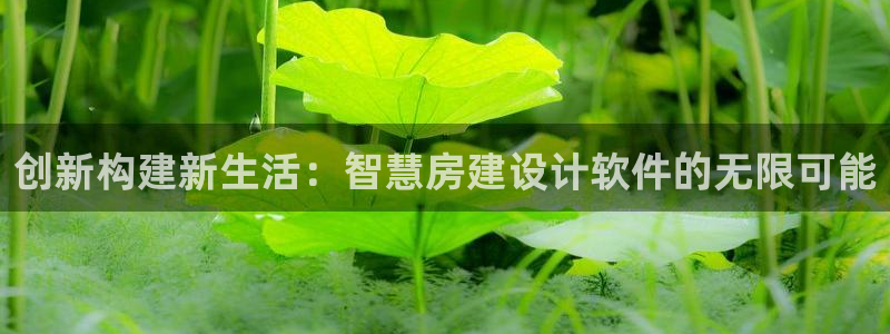 威九国际取款：创新构建新生活：智慧房建设计软件的无限可能