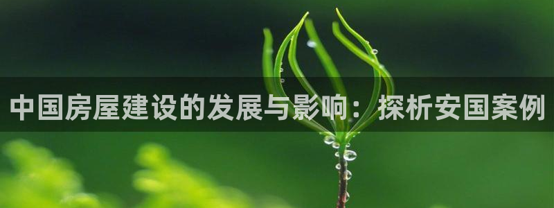 威九国际可以退钱吗怎么退：中国房屋建设的发展与影响：探析安国案例