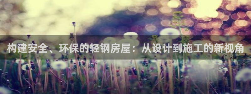 威九国际哪国的：构建安全、环保的轻钢房屋：从设计到施工的新视角